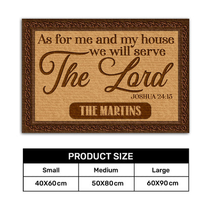 Faith Quote - Personalized Doormat for Home