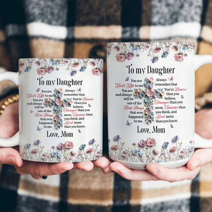 You Are Loved More Than You Know - Personalized Ceramic Coffee Mug