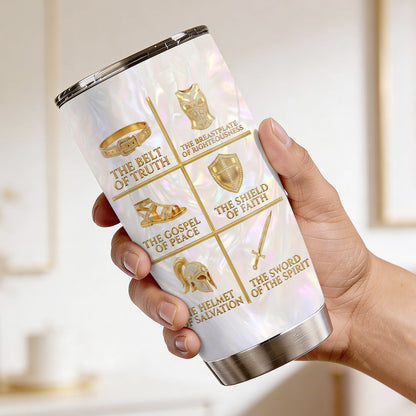 Full Armor of God - Personalized Stainless Steel Tumbler