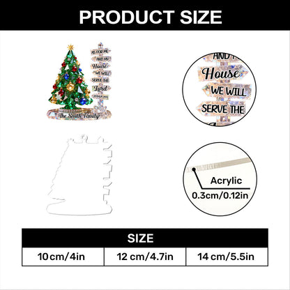 Bible Verse - Personalized Acrylic Ornament GOJS10027
