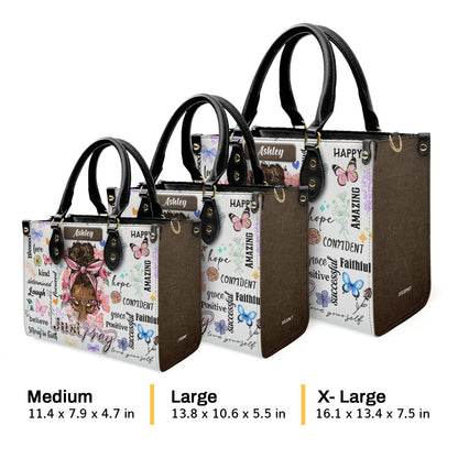 Faith-Inspired - Personalized Leather Handbag GMJSLB200013