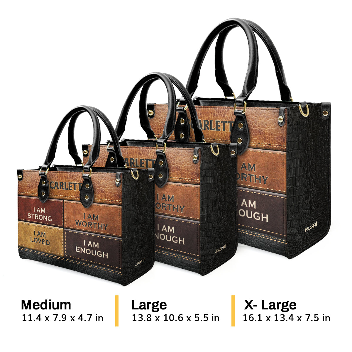 Faith-Inspired - Personalized Leather Handbag GMJSLB200079