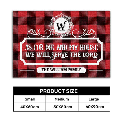 Bible Verse - Personalized Doormat