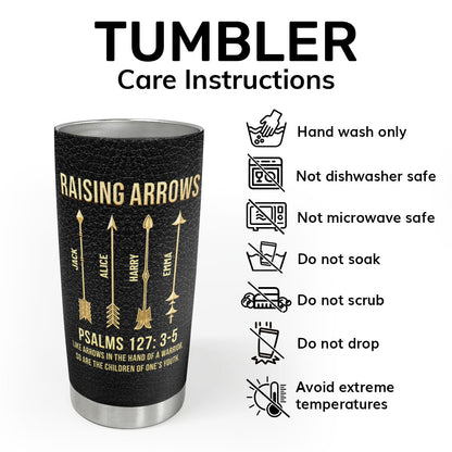 Psalm 127:3-5 Father's Day Tumbler - Personalized Stainless Steel