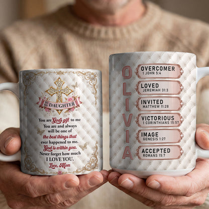 You Are God's Gift To Me - Personalized Ceramic Coffee Mug