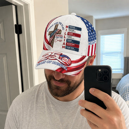 America 250 Years Of Blessing - Patriotic Classic Cap