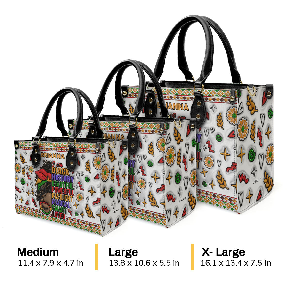 Faith-Inspired - Personalized Leather Handbag for Women GMJSLB200020