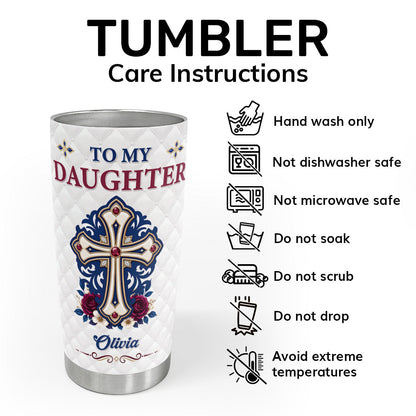 God's Gift To Me - Personalized Stainless Steel Tumbler