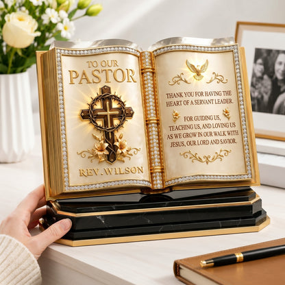 Heart of a Servant Leader - Personalized Acrylic Plaque GAPJS10062