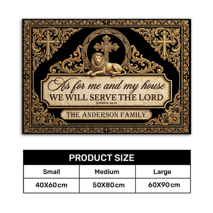 Faith-Inspired Home Decor - Custom Doormat GDMJS10006