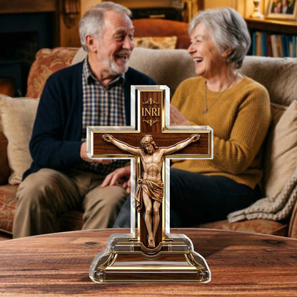 Jesus on the Cross - Custom Shaped Acrylic Plaque GAPJS10068
