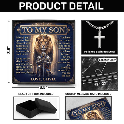 I Will Always Carry You In My Heart - Christian Jewelry for Him GMJSCLC200012