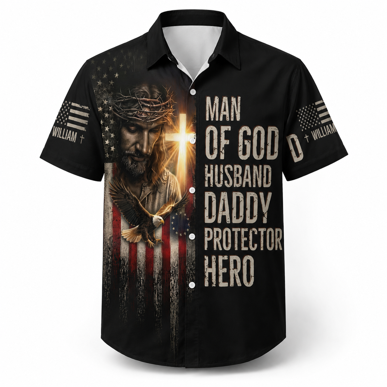 Man Of God Husband - Personalized Hawaiian Shirt