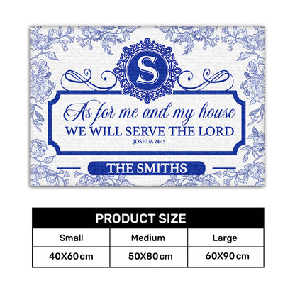 Bible Verse - Personalized Doormat for Home Decor