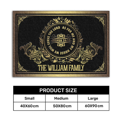 Bible Verse - Personalized Doormat for Home Decor GDMJS10104