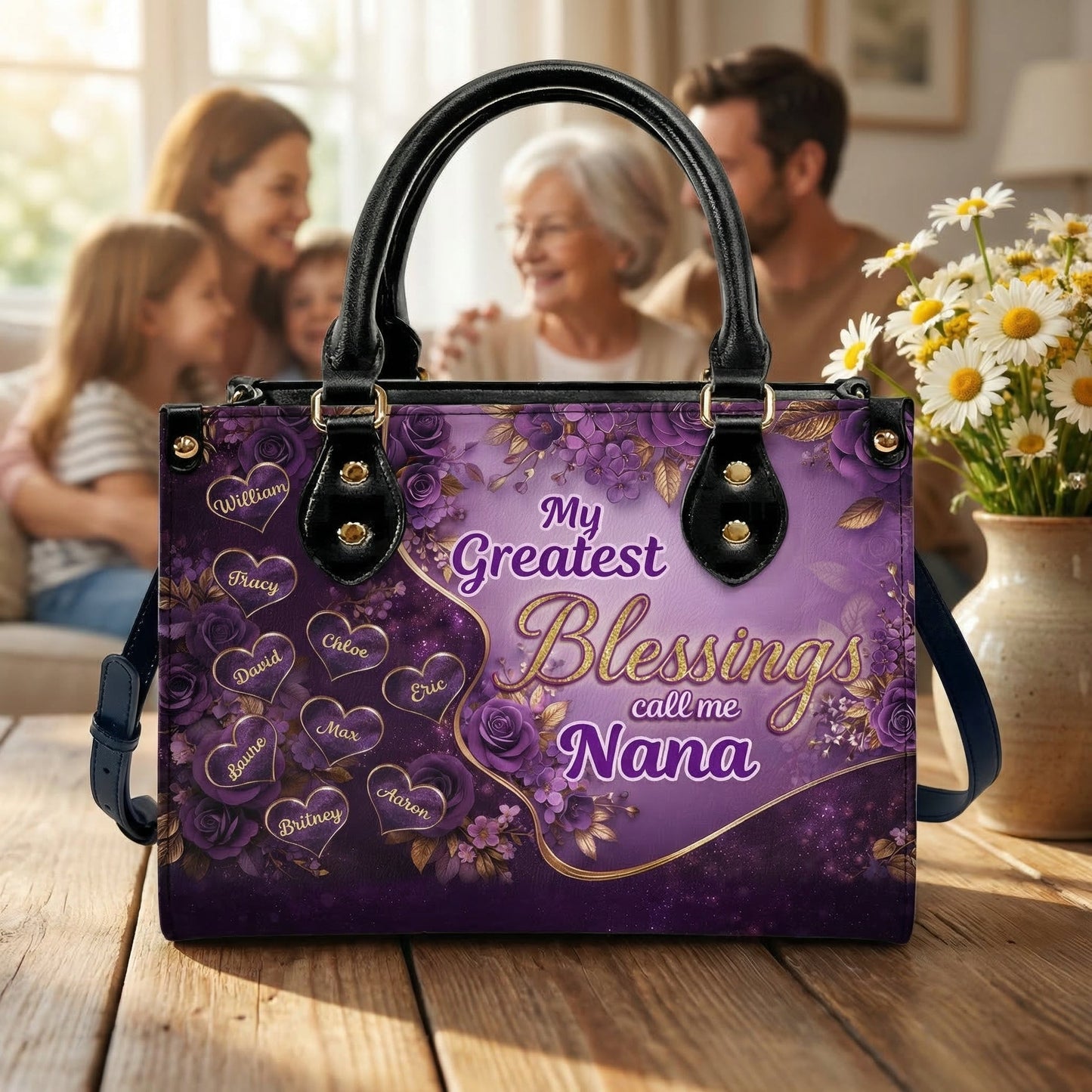 Faith-Inspired - Personalized Leather Handbag GMJSLB200091