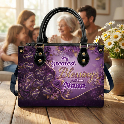 Faith-Inspired - Personalized Leather Handbag GMJSLB200091