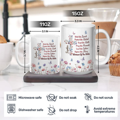 Women Of The Bible - Personalized Ceramic Coffee Mug