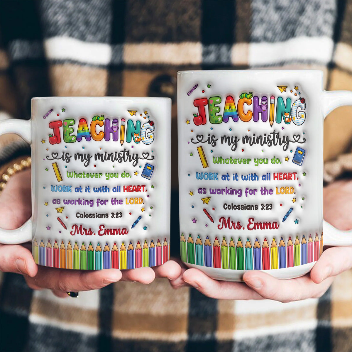 Teaching Is My Ministry - Personalized Ceramic Coffee Mug