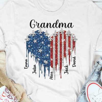 Independence Heart - Personalized Unisex T-Shirt GMJSTS200036