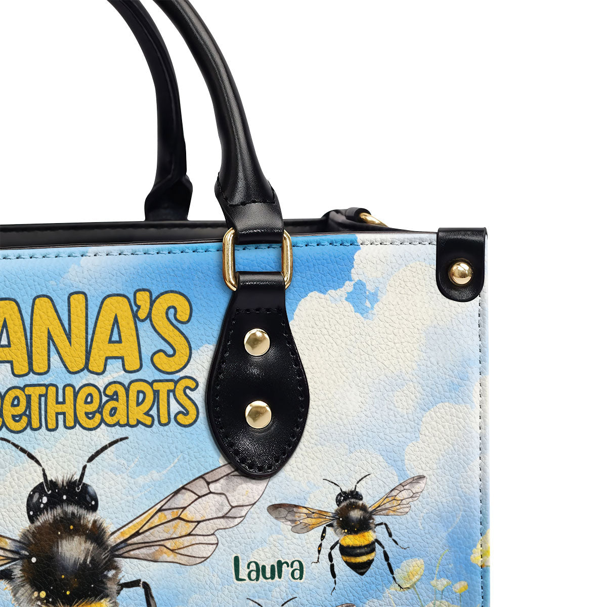 Faith-Inspired Gift for Grandma - Personalized Leather Handbag GMJSLB200030