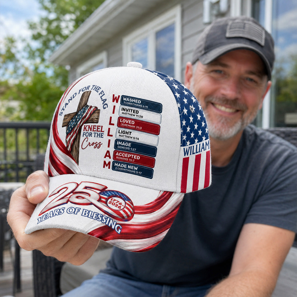 America 250 Years Of Blessing - Patriotic Classic Cap