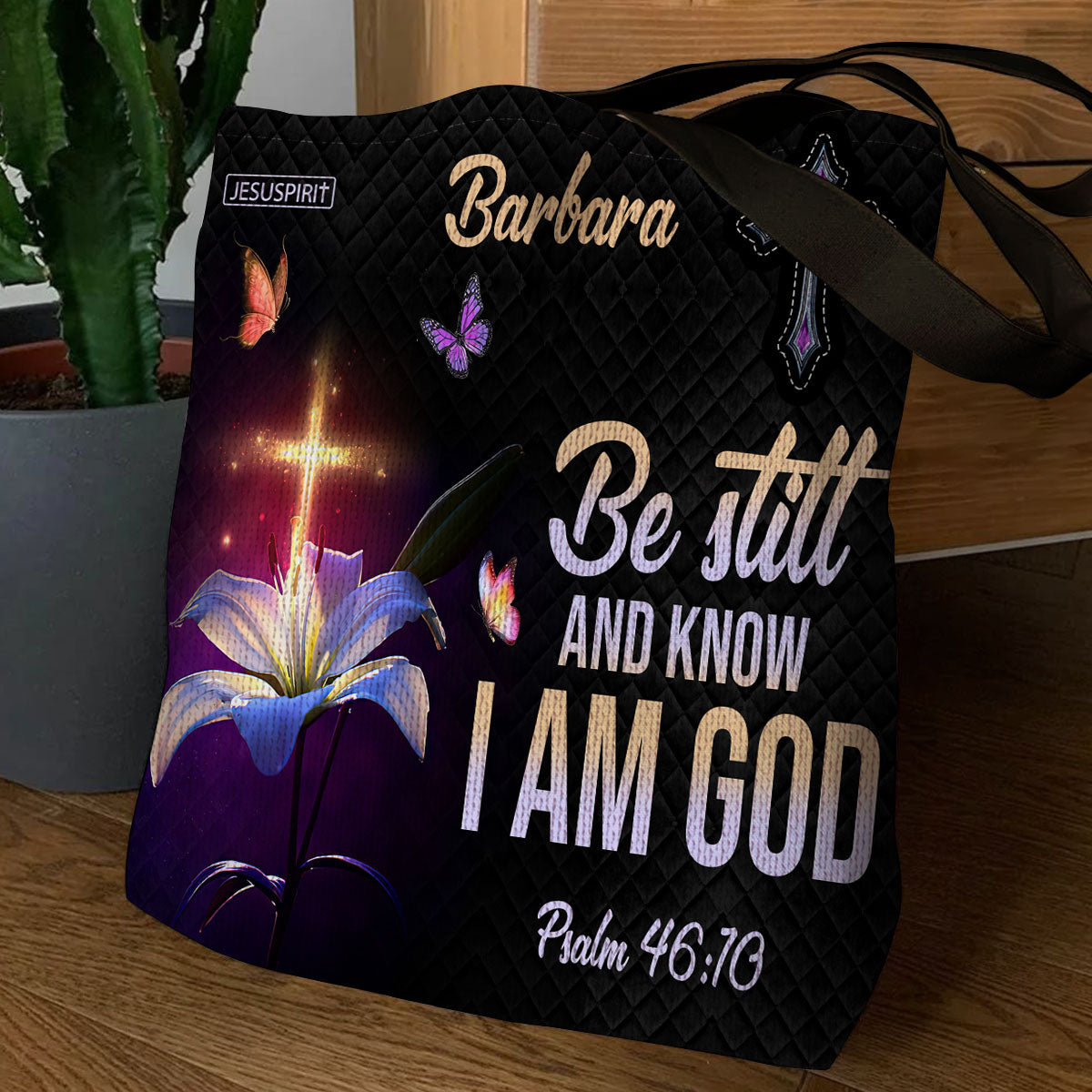 Be Still And Know That I Am God - Personalized Tote Bag GTTJS10099